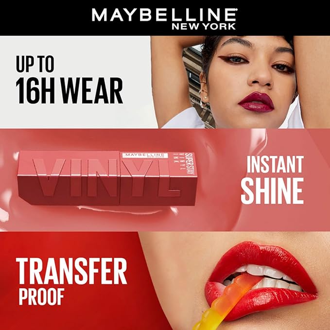 Maybelline High-Glossy New York Superstay Vinyl Ink Liquid Lipstick - Image 2